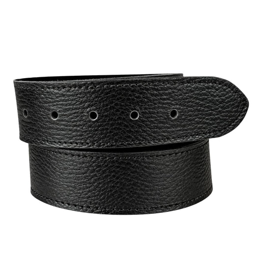 Correa de Cuero Negro Granos | Kenka