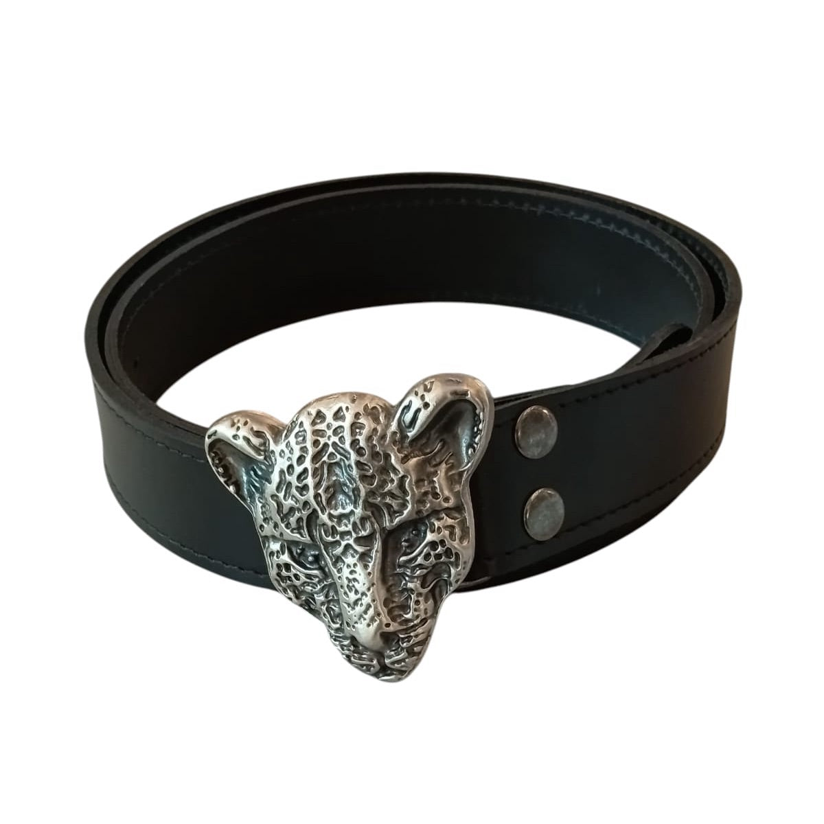 Hebilla Leopardo Plateado | Kenka